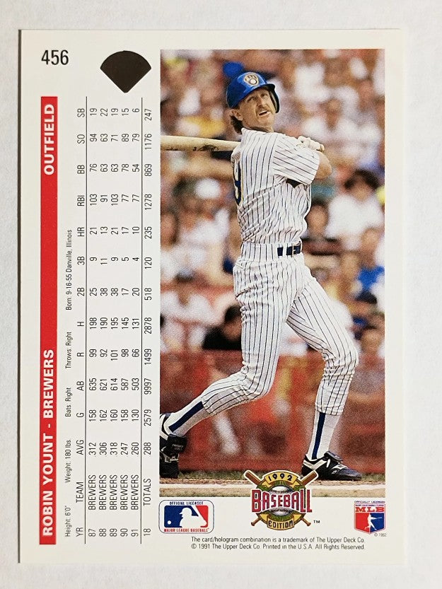 1992 Upper Deck #456 Robin Yount