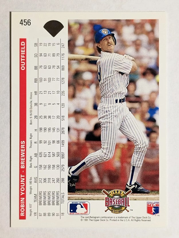 1992 Upper Deck #456 Robin Yount
