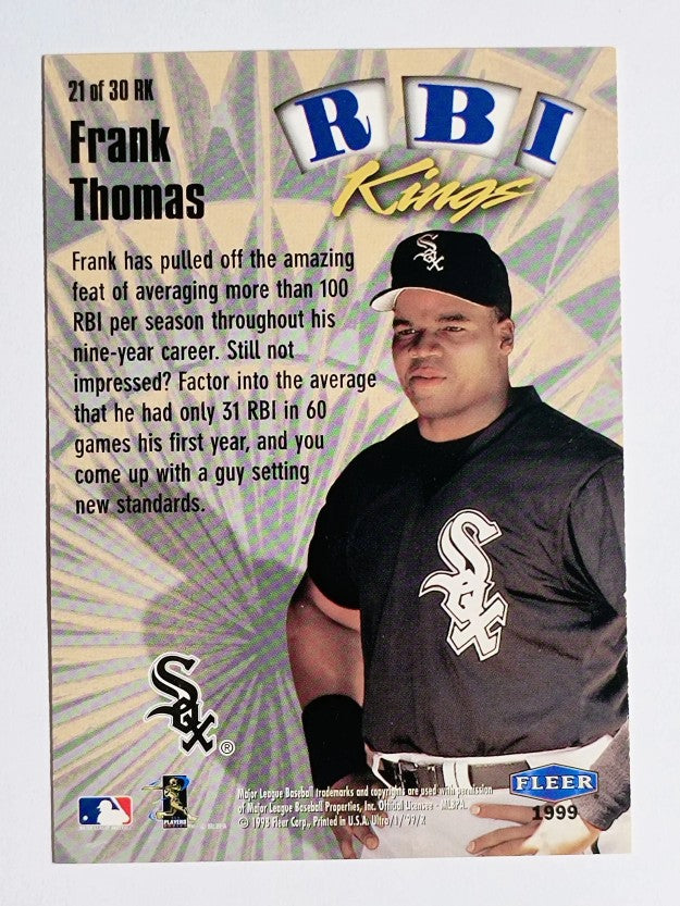 1999 Ultra RBI Kings #21 Frank Thomas