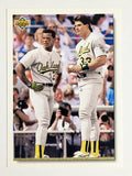 1992 Upper Deck #640 Jose Canseco/Rickey Henderson CL