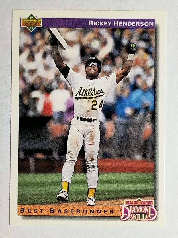 1992 Upper Deck #648 Rickey Henderson DS