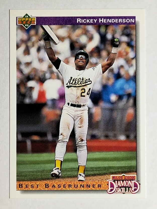 1992 Upper Deck #648 Rickey Henderson DS