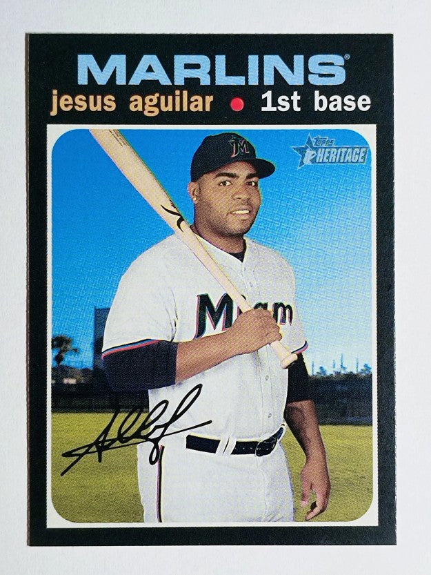 2020 Topps Heritage #246 Jesus Aguilar