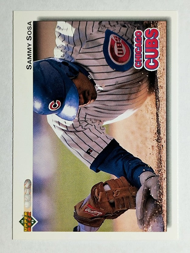 1992 Upper Deck #723 Sammy Sosa Cubs
