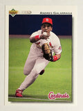 1992 Upper Deck #758 Andres Galarraga