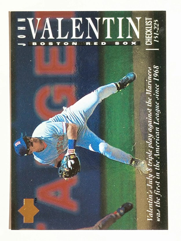 1995 Upper Deck Checklists #3A John Valentin