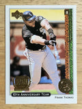 1999 Upper Deck 10th Anniversary Team #X13 Frank Thomas