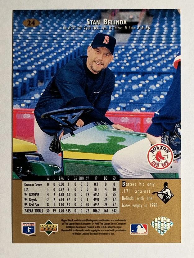 1996 Upper Deck #24 Stan Belinda