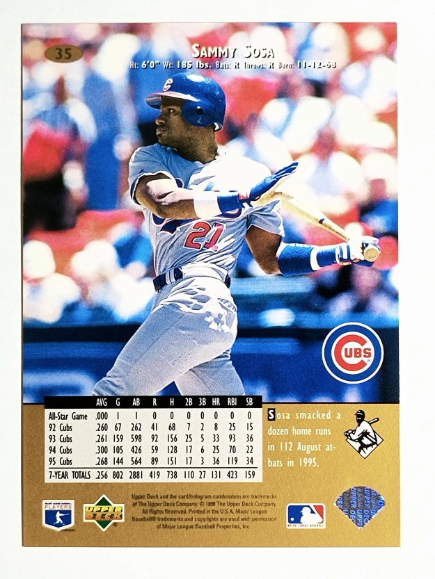 1996 Upper Deck #35 Sammy Sosa
