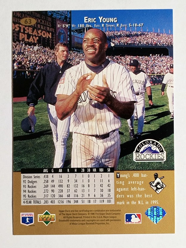 1996 Upper Deck #63 Eric Young