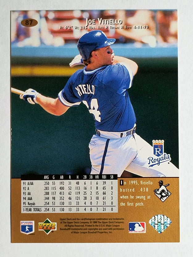 1996 Upper Deck #87 Joe Vitiello