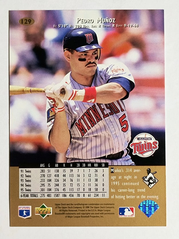 1996 Upper Deck #129 Pedro Munoz