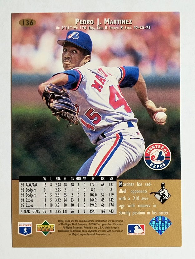 1996 Upper Deck #136 Pedro Martinez