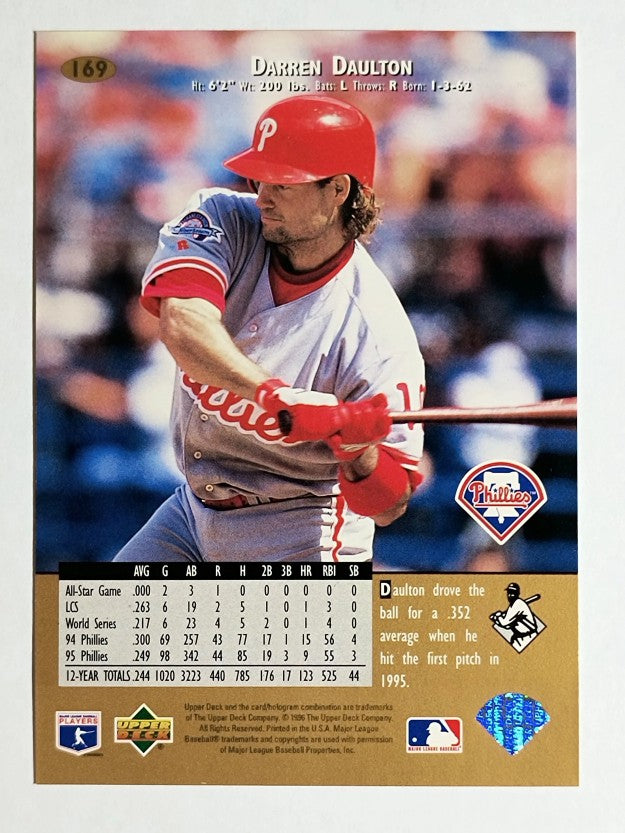1996 Upper Deck #169 Darren Daulton