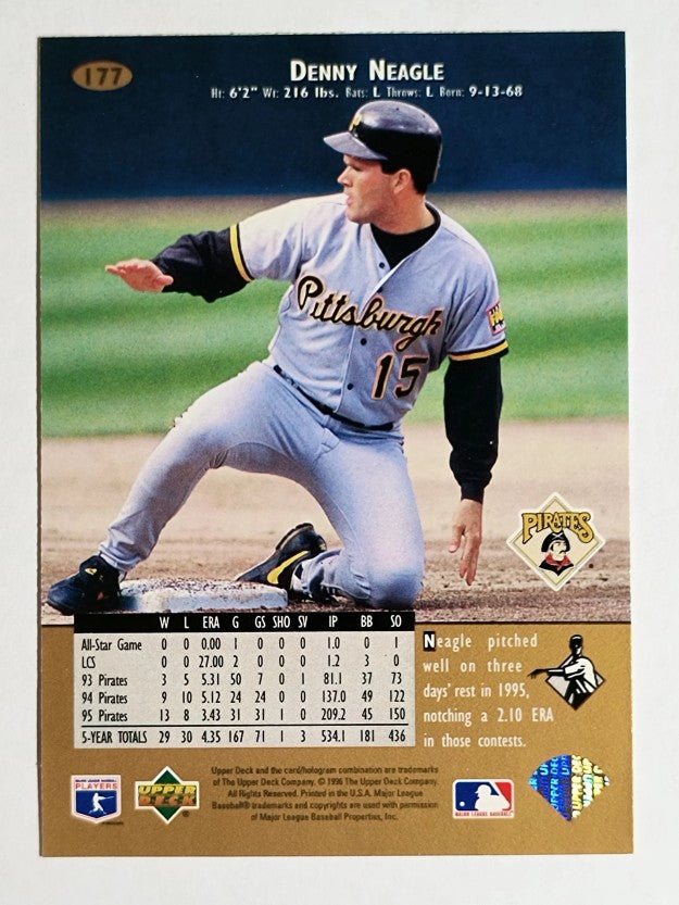1996 Upper Deck #177 Denny Neagle
