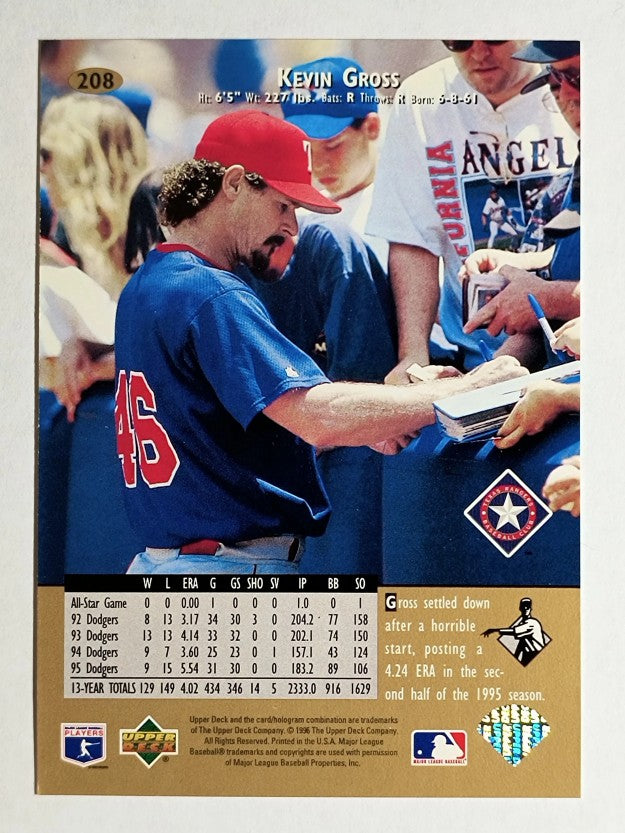 1996 Upper Deck #208 Kevin Gross