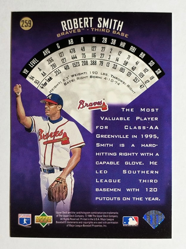 1996 Upper Deck #259 Robert Smith RC