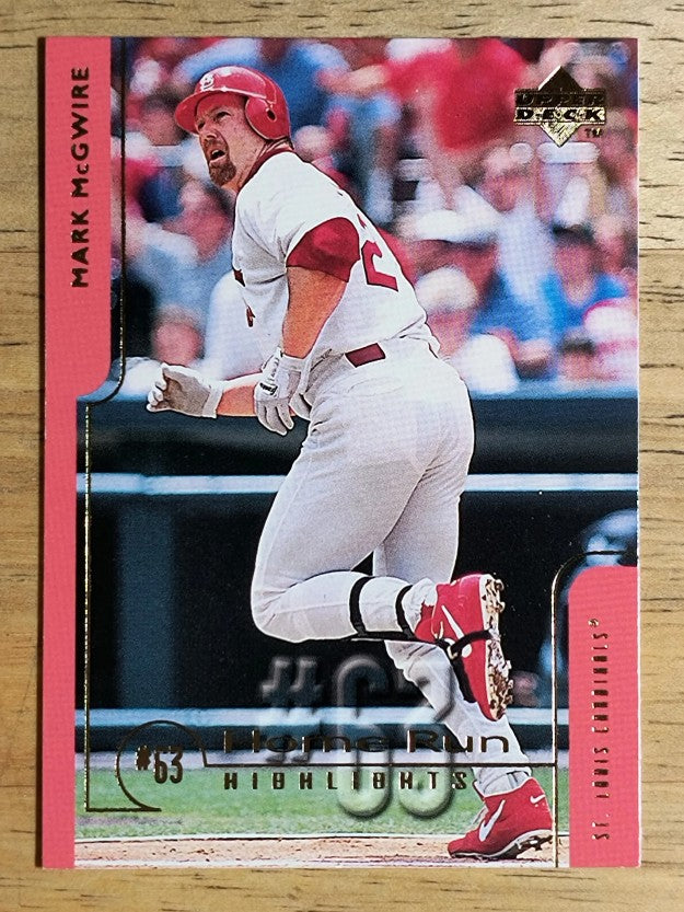 1999 Upper Deck Challengers for 70 #63 Mark McGwire HRH