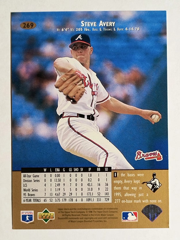 1996 Upper Deck #269 Steve Avery
