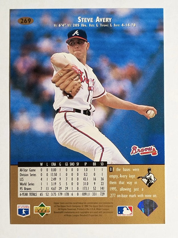 1996 Upper Deck #269 Steve Avery