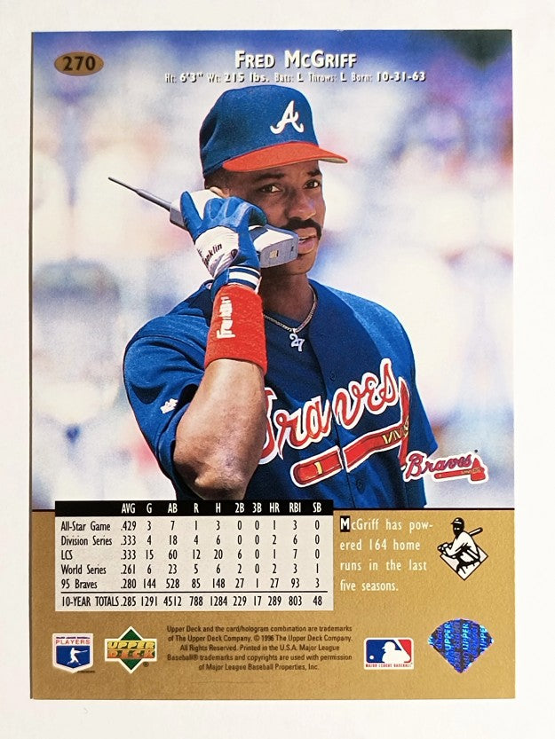 1996 Upper Deck #270 Fred McGriff