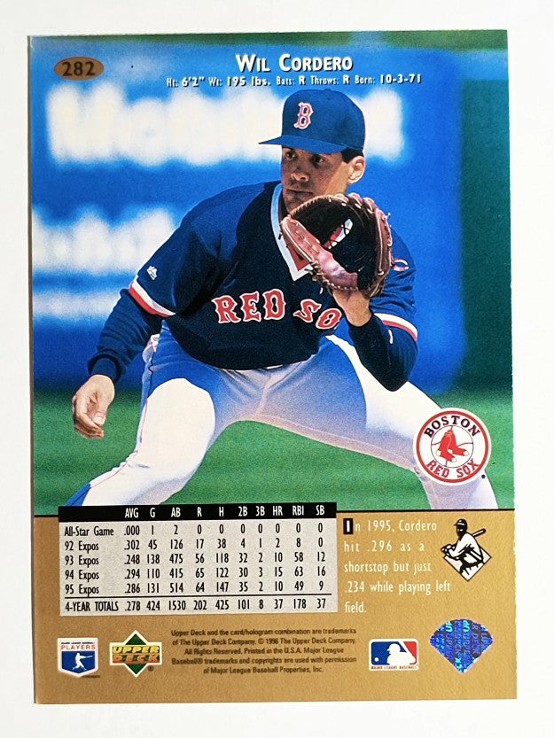 1996 Upper Deck #282 Wil Cordero