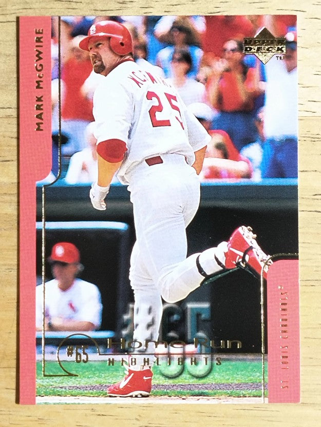 1999 Upper Deck Challengers for 70 #65 Mark McGwire HRH