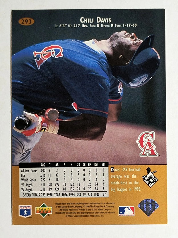1996 Upper Deck #293 Chili Davis