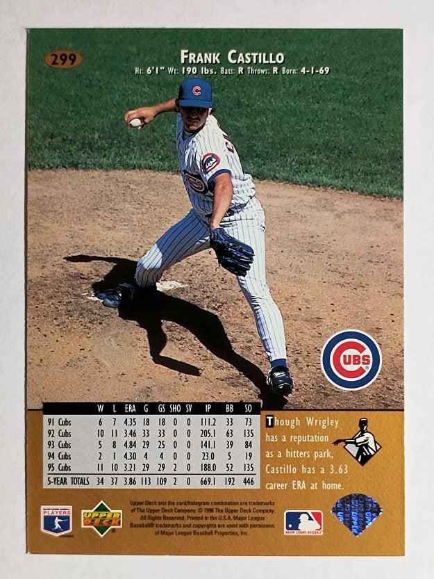 1996 Upper Deck #299 Frank Castillo