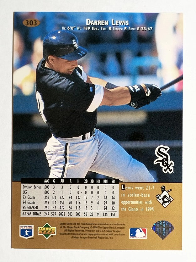 1996 Upper Deck #303 Darren Lewis
