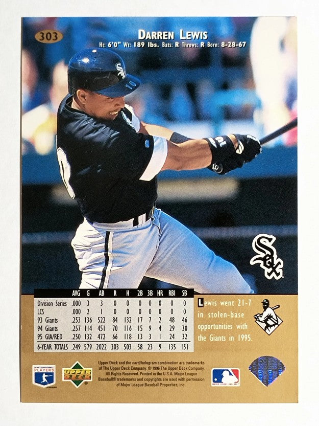 1996 Upper Deck #303 Darren Lewis