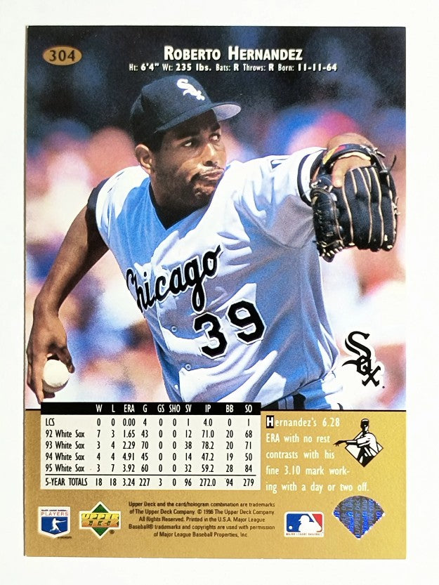 1996 Upper Deck #304 Roberto Hernandez
