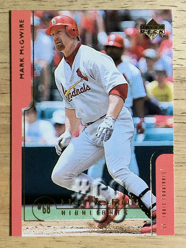 1999 Upper Deck Challengers for 70 #68 Mark McGwire HRH