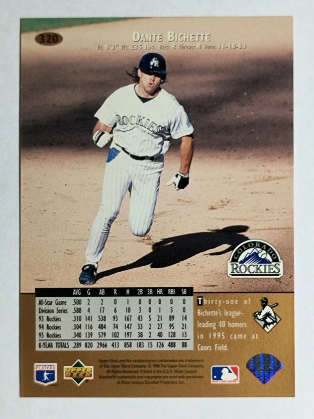 1996 Upper Deck #320 Dante Bichette