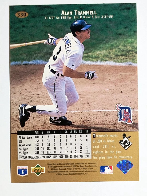 1996 Upper Deck #330 Alan Trammell