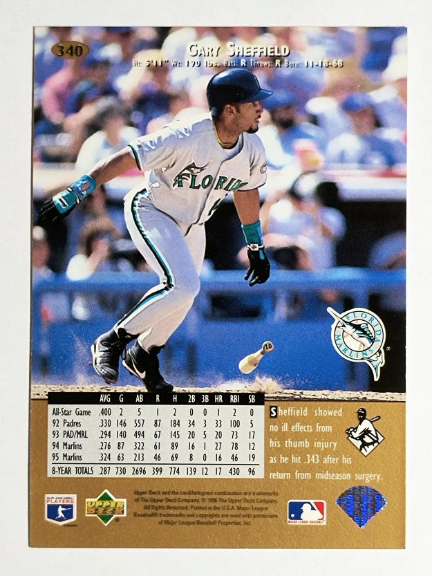 1996 Upper Deck #340 Gary Sheffield