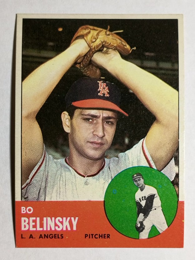 1963 Topps #33 Bo Belinsky (NMMT)