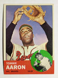 1963 Topps #46 Tommie Aaron RC (EX)