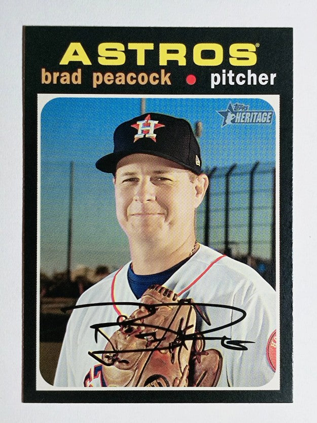 2020 Topps Heritage #256 Brad Peacock
