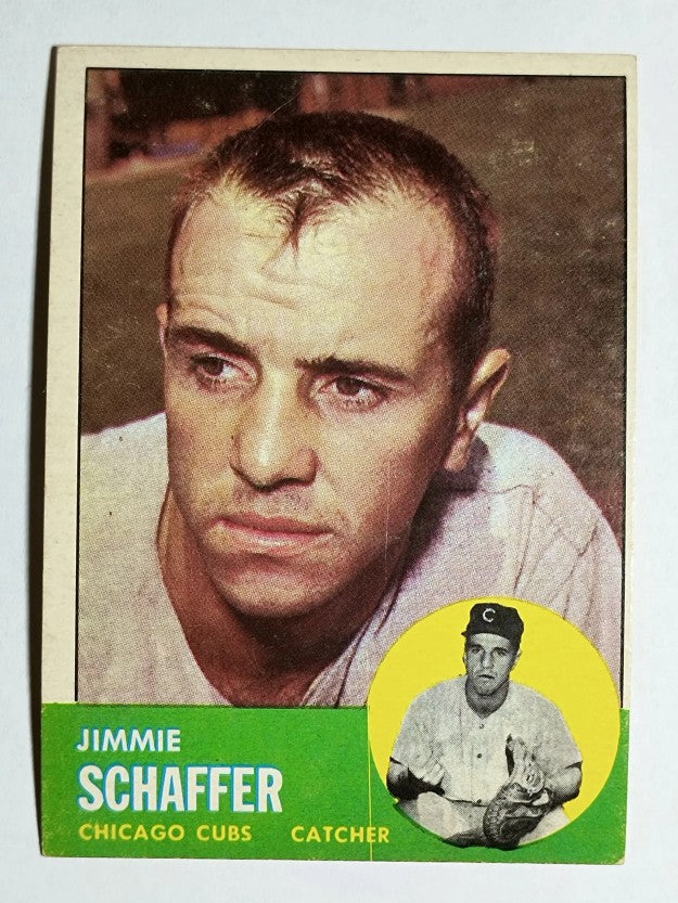1963 Topps #81 Jim Schaffer (EX)