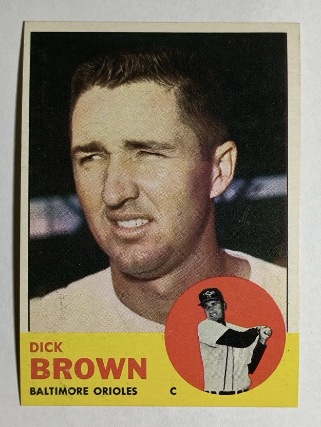 1963 Topps #112 Dick Brown (NM)