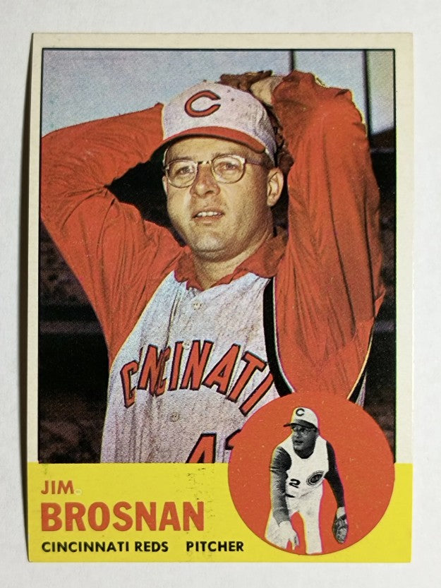 1963 Topps #116 Jim Brosnan (NM)