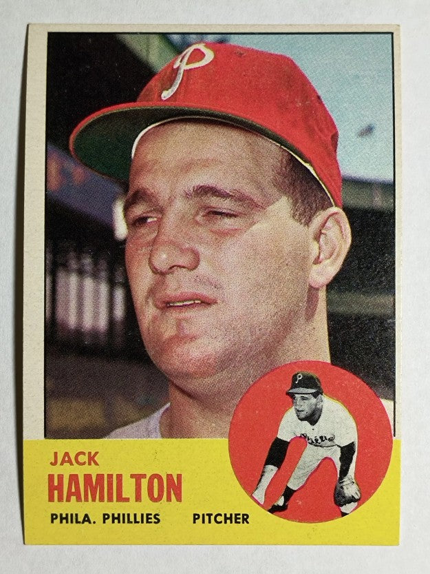 1963 Topps #132 Jack Hamilton (EXMT)