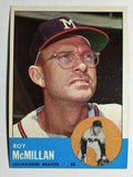 1963 Topps #156 Roy McMillan (EX)
