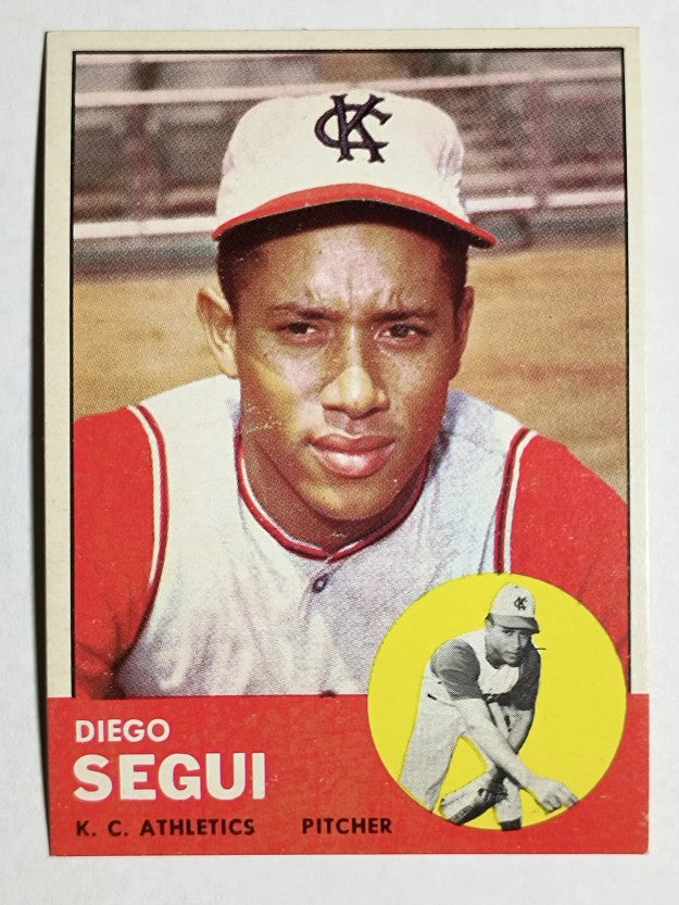 1963 Topps #157 Diego Segui RC (NM)