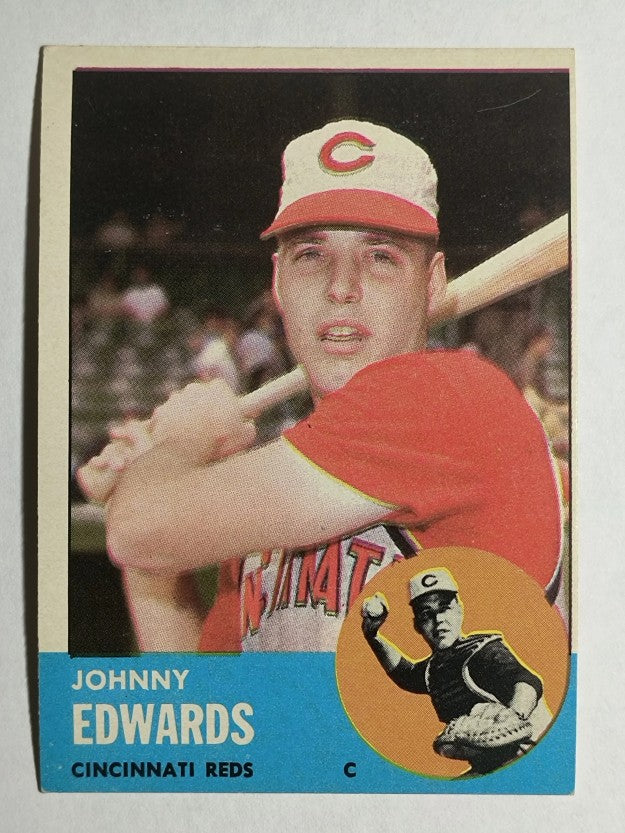 1963 Topps #178 Johnny Edwards (EX)