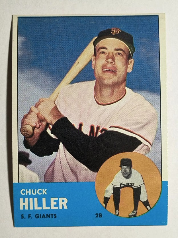 1963 Topps #185 Chuck Hiller (NM)