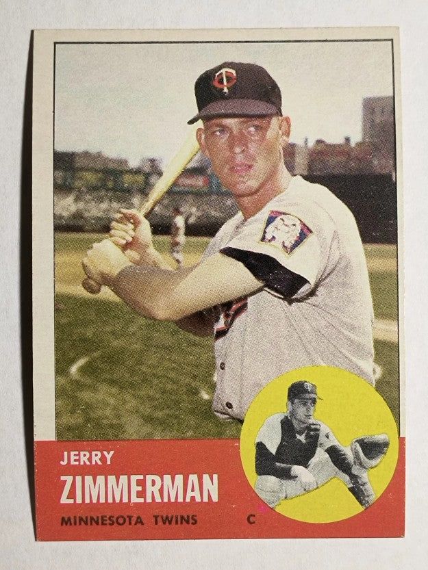 1963 Topps #186 Jerry Zimmerman (EXMT)