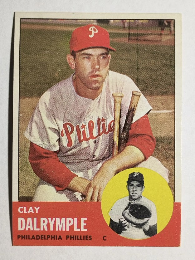 1963 Topps #192 Clay Dalrymple (NM)