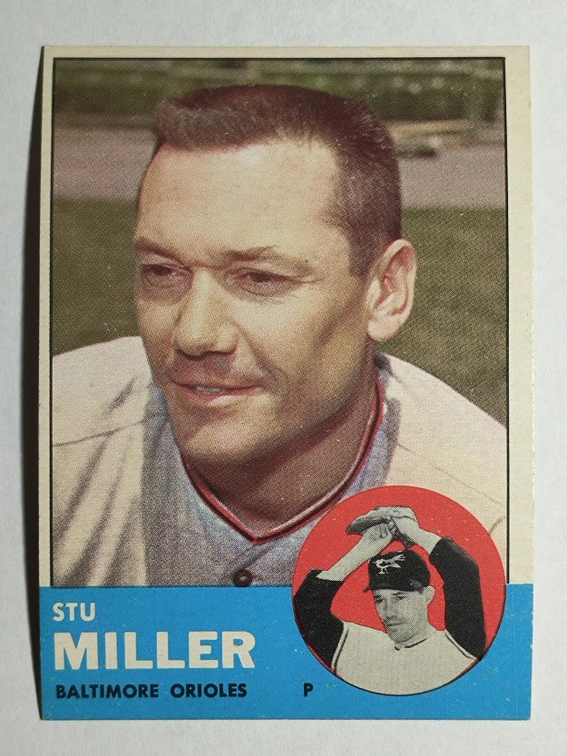 1963 Topps #286 Stu Miller (EXMT)